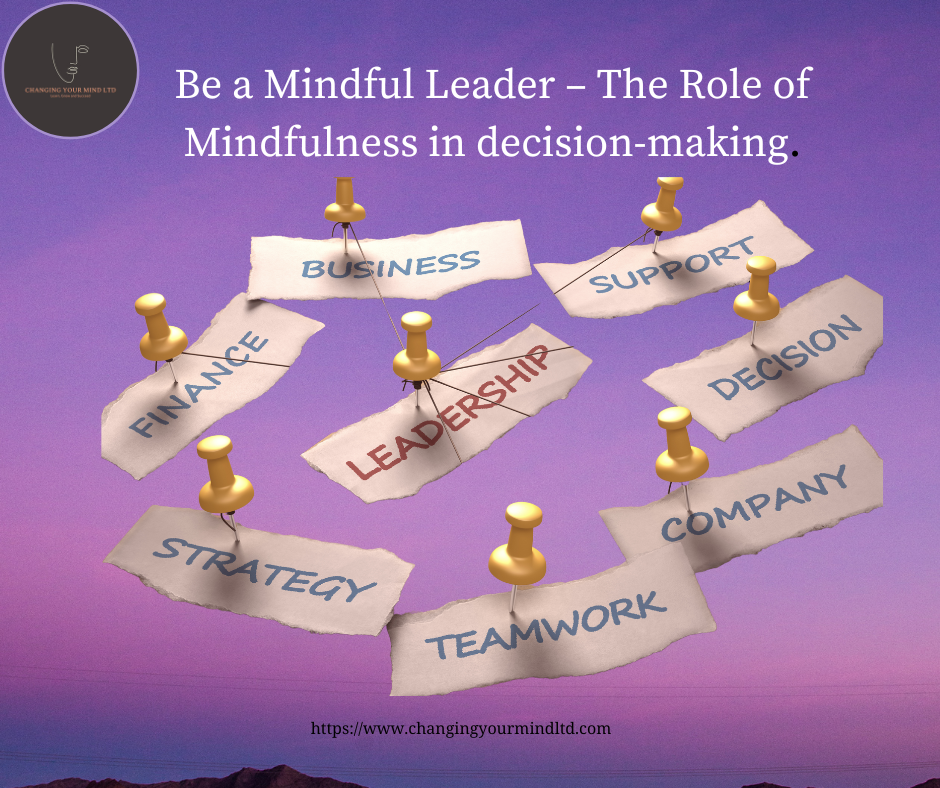 Be a Mindful Leader – The Role of Mindfulness in decision-making.